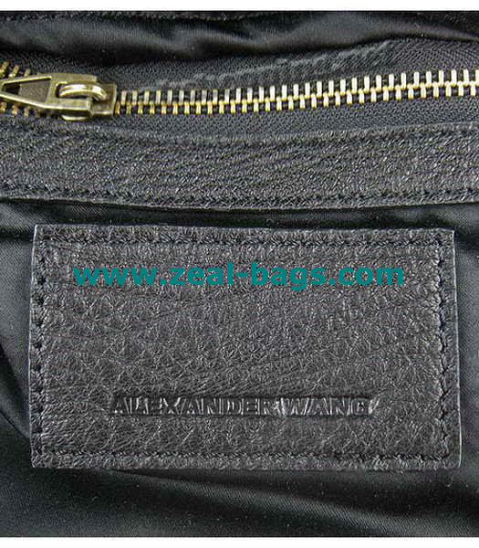 AAA Replica Alexander Wang Diego Studded Bag Black Lambskin with Golden Metal - Click Image to Close